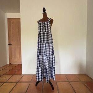 Gingham Maxi Dress